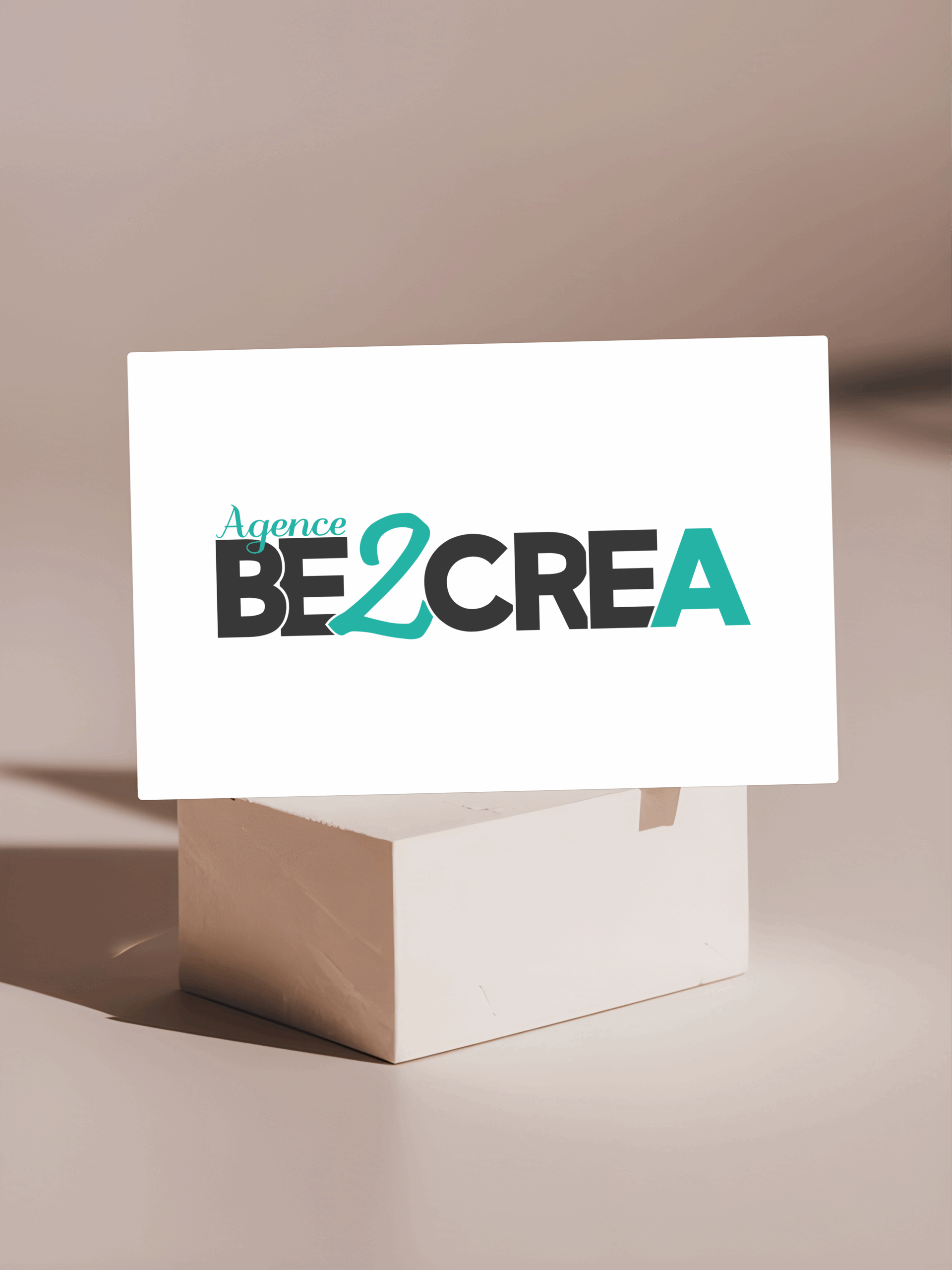 Logo Be2crea, Graphiste freelance