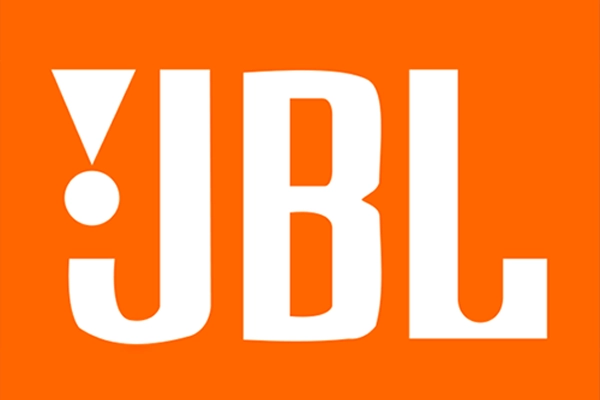 JBL avec son logo orange