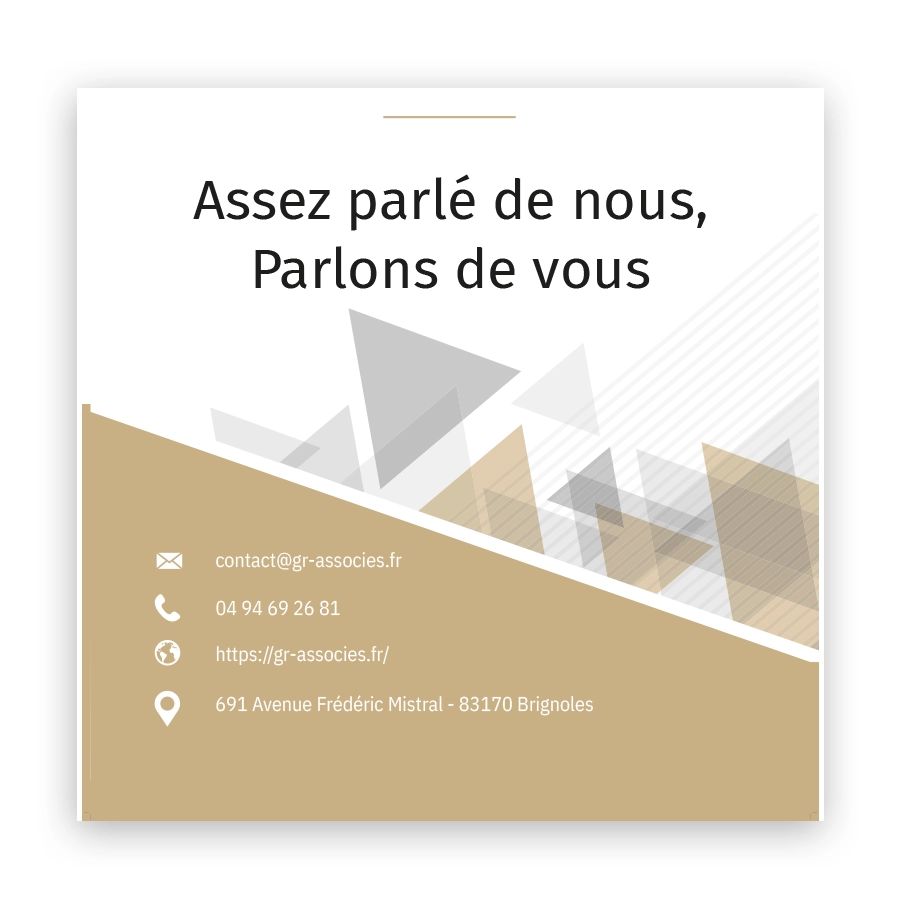 Flyer agence immobilière Ludivine Provence Immobilier — recto
